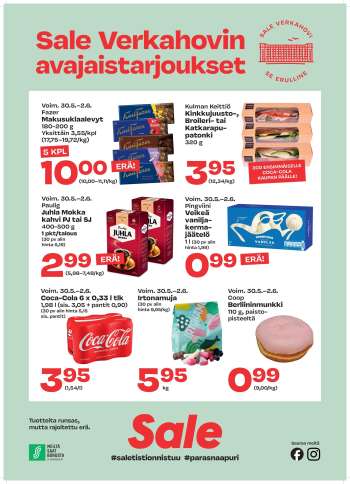 Sale tarjoukset  - 29.05.2024 - 02.06.2024.
