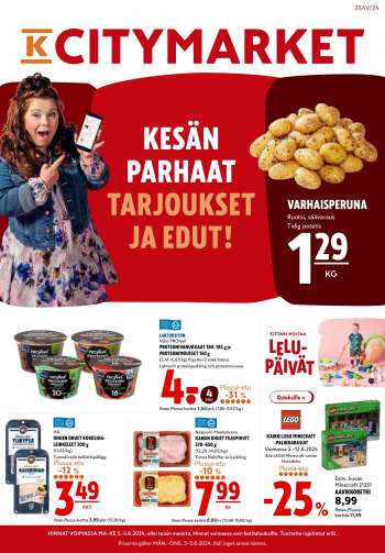 K-citymarket tarjoukset  - 03.06.2024 - 12.06.2024.