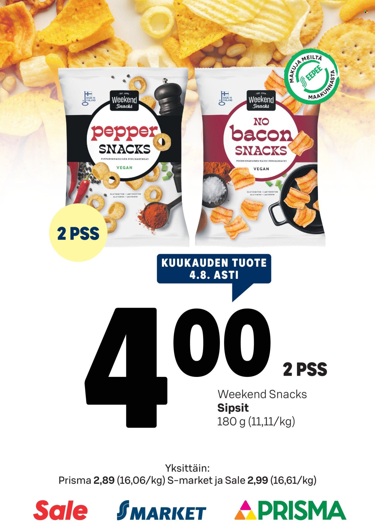 S-market tarjoukset - 03.06.2024 - 04.08.2024. Sivu 4
