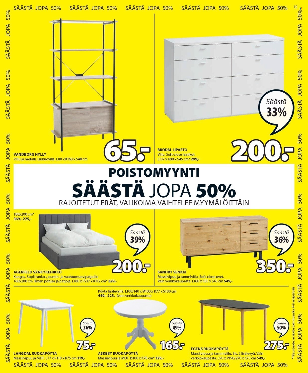 JYSK tarjoukset - 03.06.2024 - 16.06.2024. Sivu 16