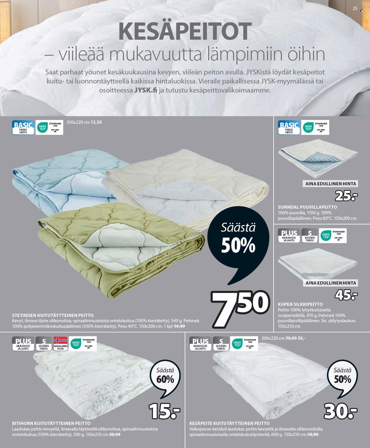 JYSK tarjoukset - 03.06.2024 - 16.06.2024. Sivu 26