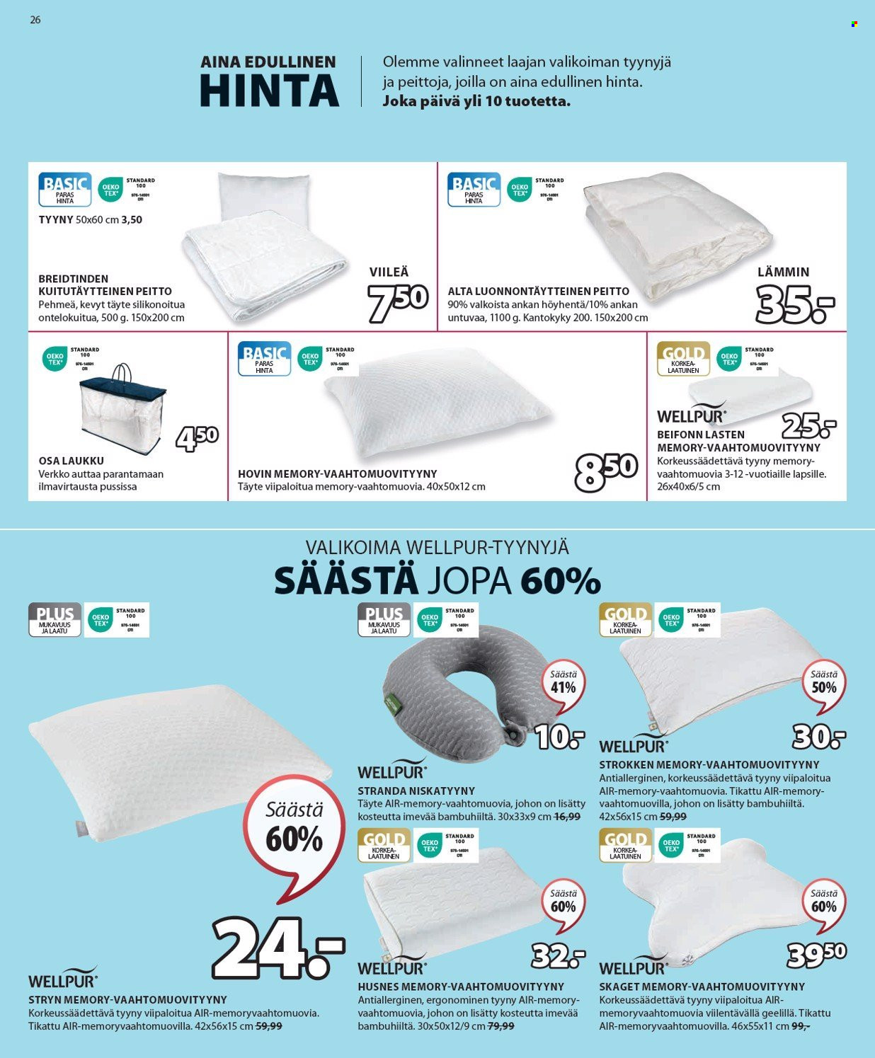 JYSK tarjoukset - 03.06.2024 - 16.06.2024. Sivu 27