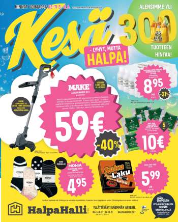 HalpaHalli tarjoukset  - 05.06.2024 - 11.06.2024.