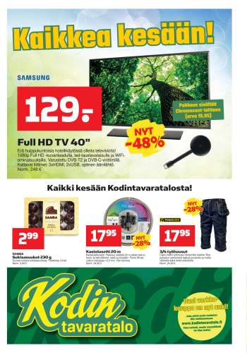 Kodintavaratalo tarjoukset  - 03.06.2024 - 12.06.2024.