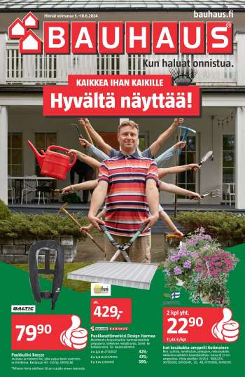 Bauhaus tarjoukset  - 05.06.2024 - 18.06.2024.
