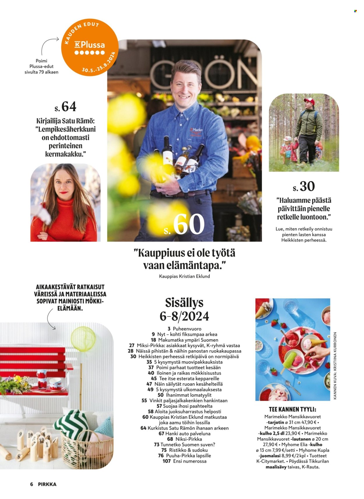 K-citymarket tarjoukset - 05.06.2024 - 27.08.2024. Sivu 6