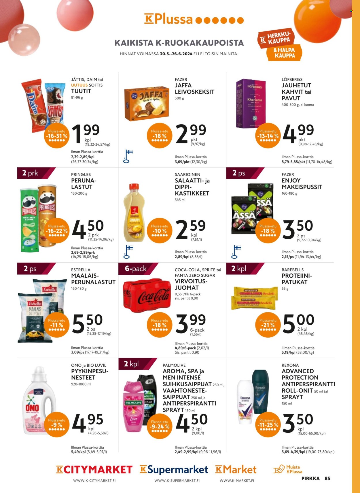 K-citymarket tarjoukset - 05.06.2024 - 27.08.2024. Sivu 85