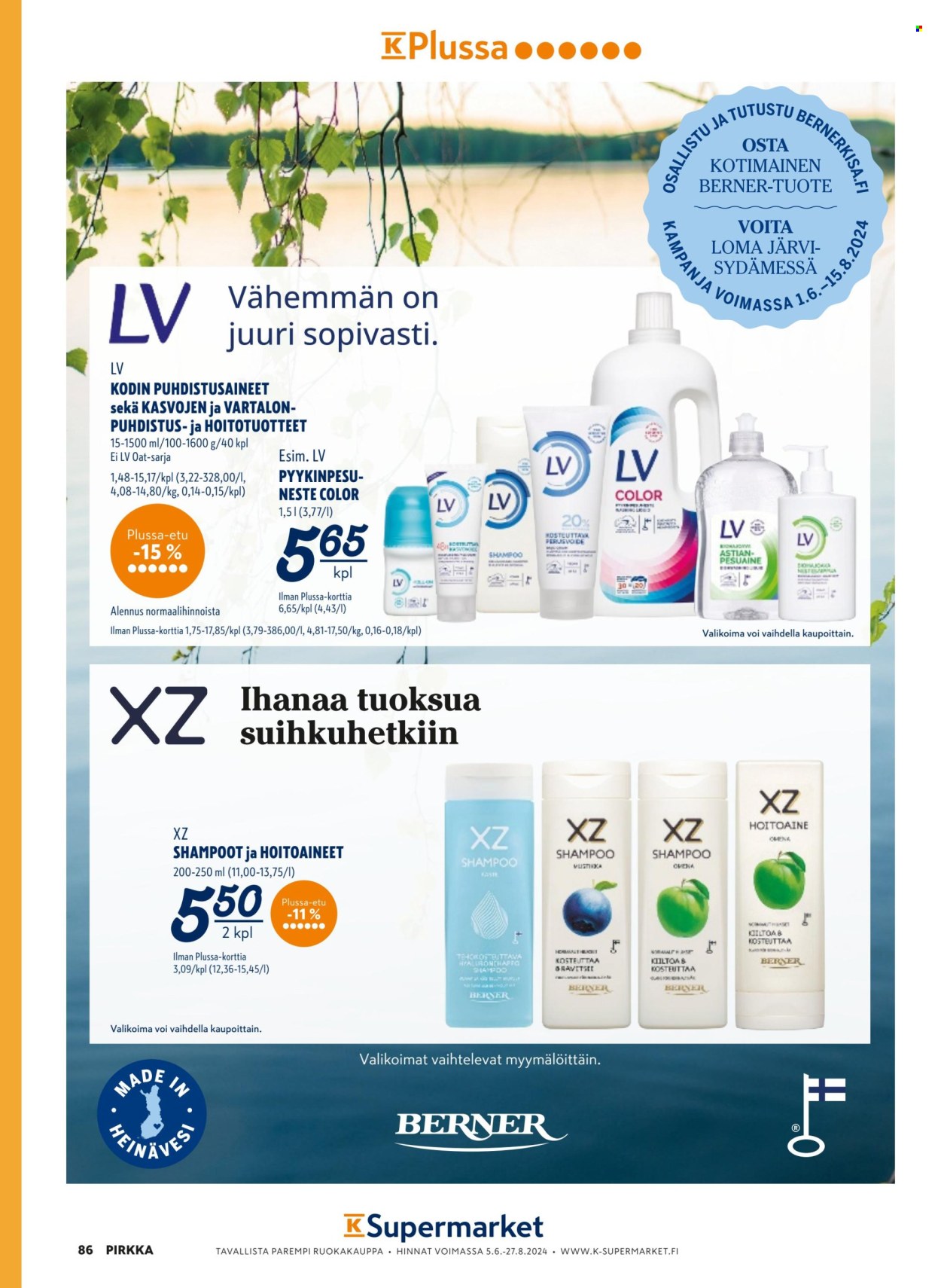 K-citymarket tarjoukset - 05.06.2024 - 27.08.2024. Sivu 86