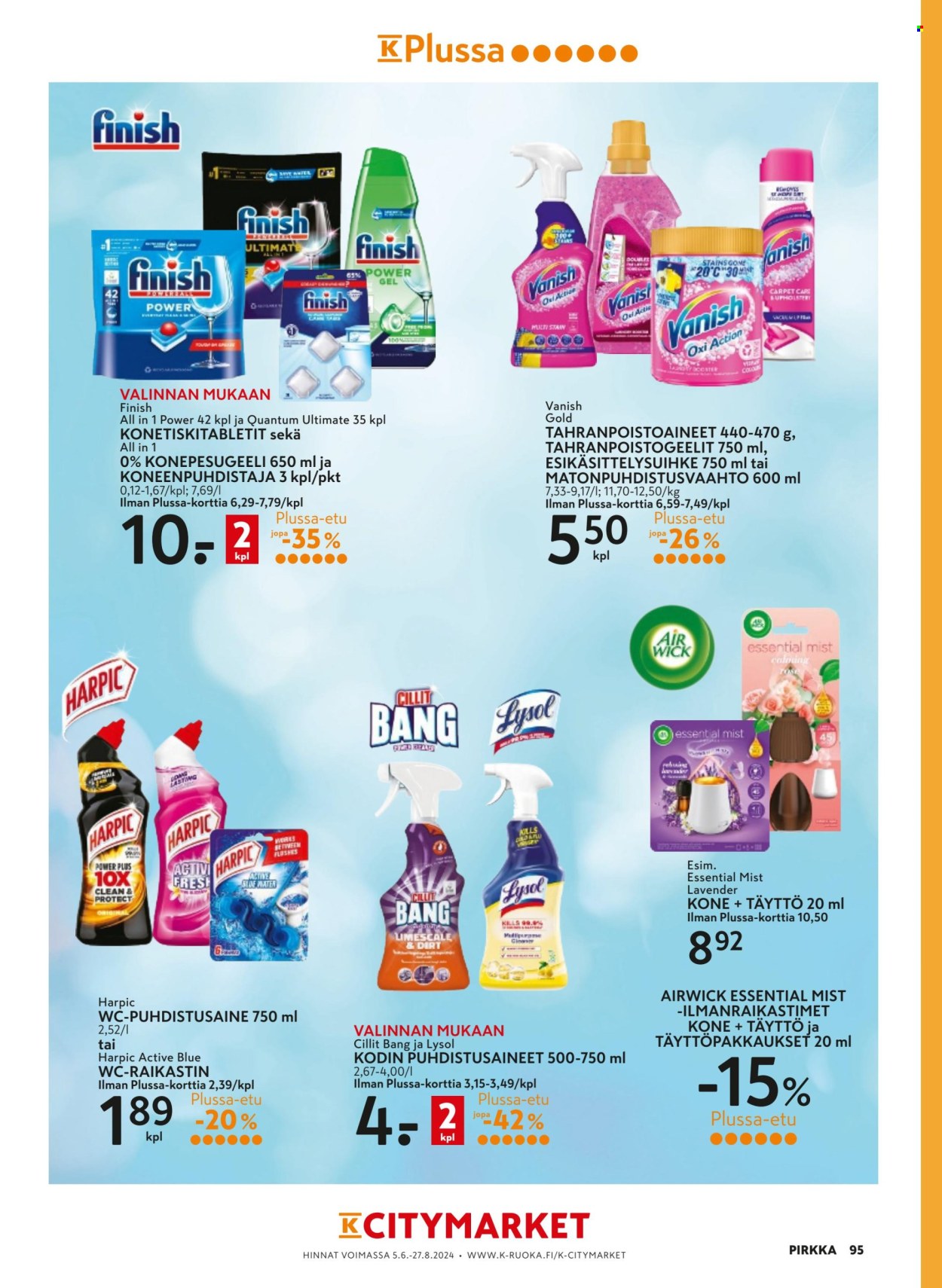 K-citymarket tarjoukset - 05.06.2024 - 27.08.2024. Sivu 95