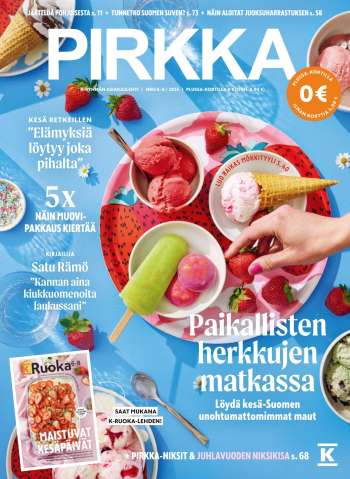 K-market tarjoukset  - 05.06.2024 - 27.08.2024.