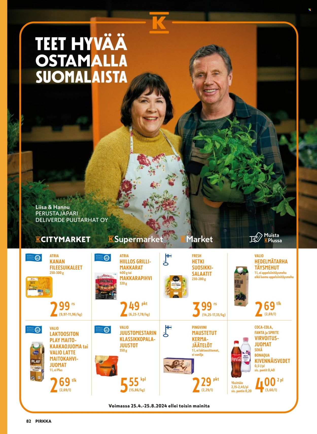 K-market tarjoukset - 05.06.2024 - 27.08.2024. Sivu 82