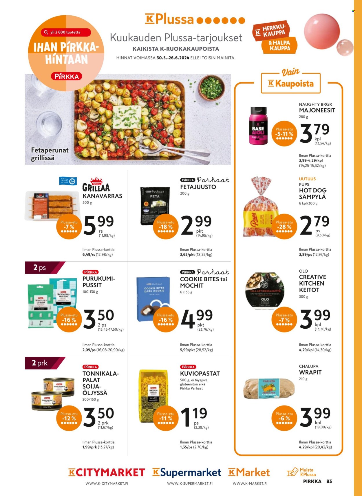 K-market tarjoukset - 05.06.2024 - 27.08.2024. Sivu 83