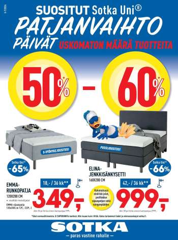 Sotka tarjoukset .