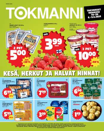 Tokmanni tarjoukset  - 06.06.2024 - 09.06.2024.