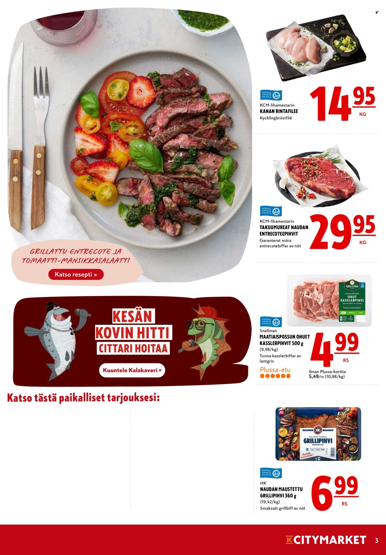 K-citymarket tarjoukset - 06.06.2024 - 12.06.2024. Sivu 3