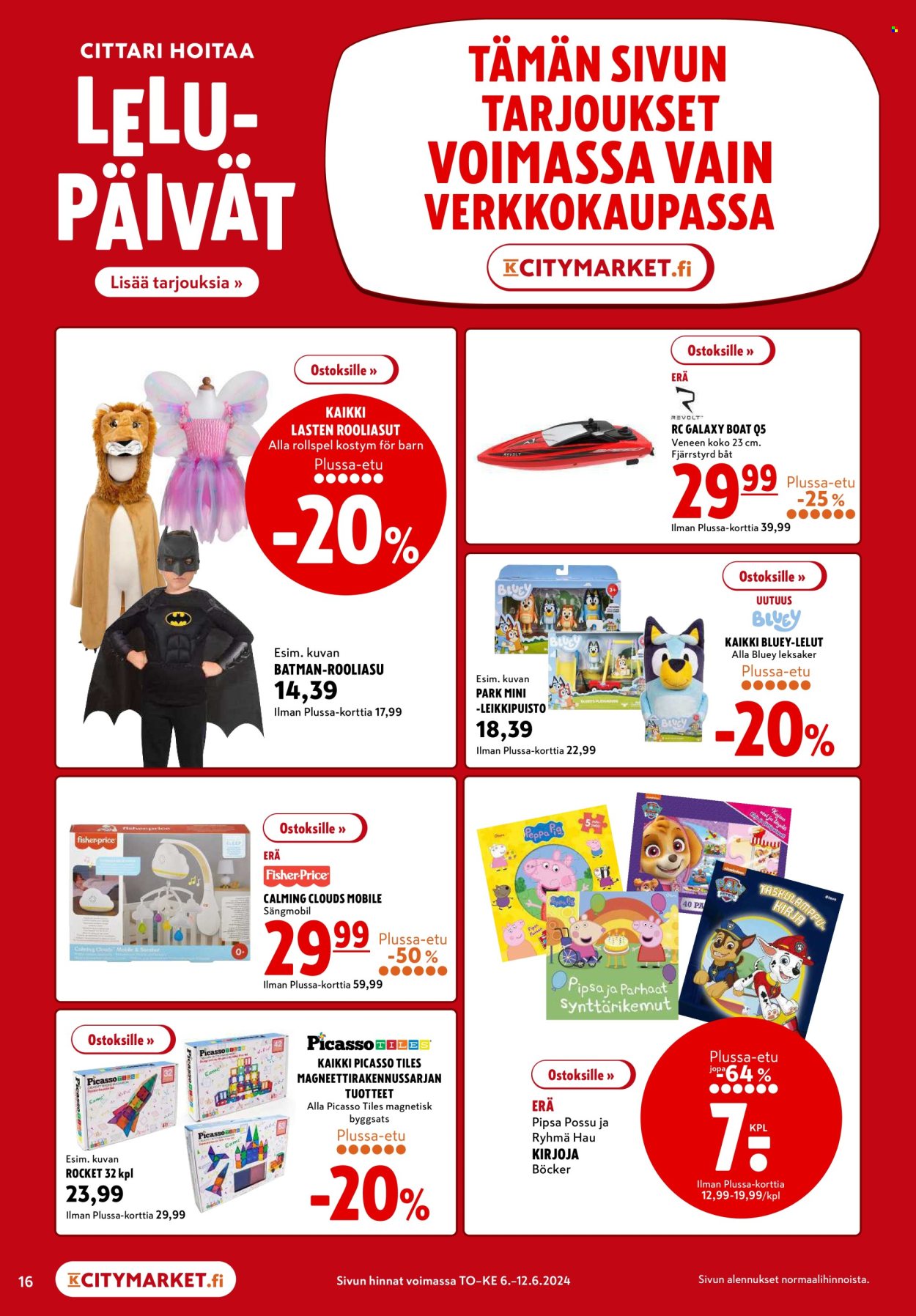 K-citymarket tarjoukset - 06.06.2024 - 12.06.2024. Sivu 16