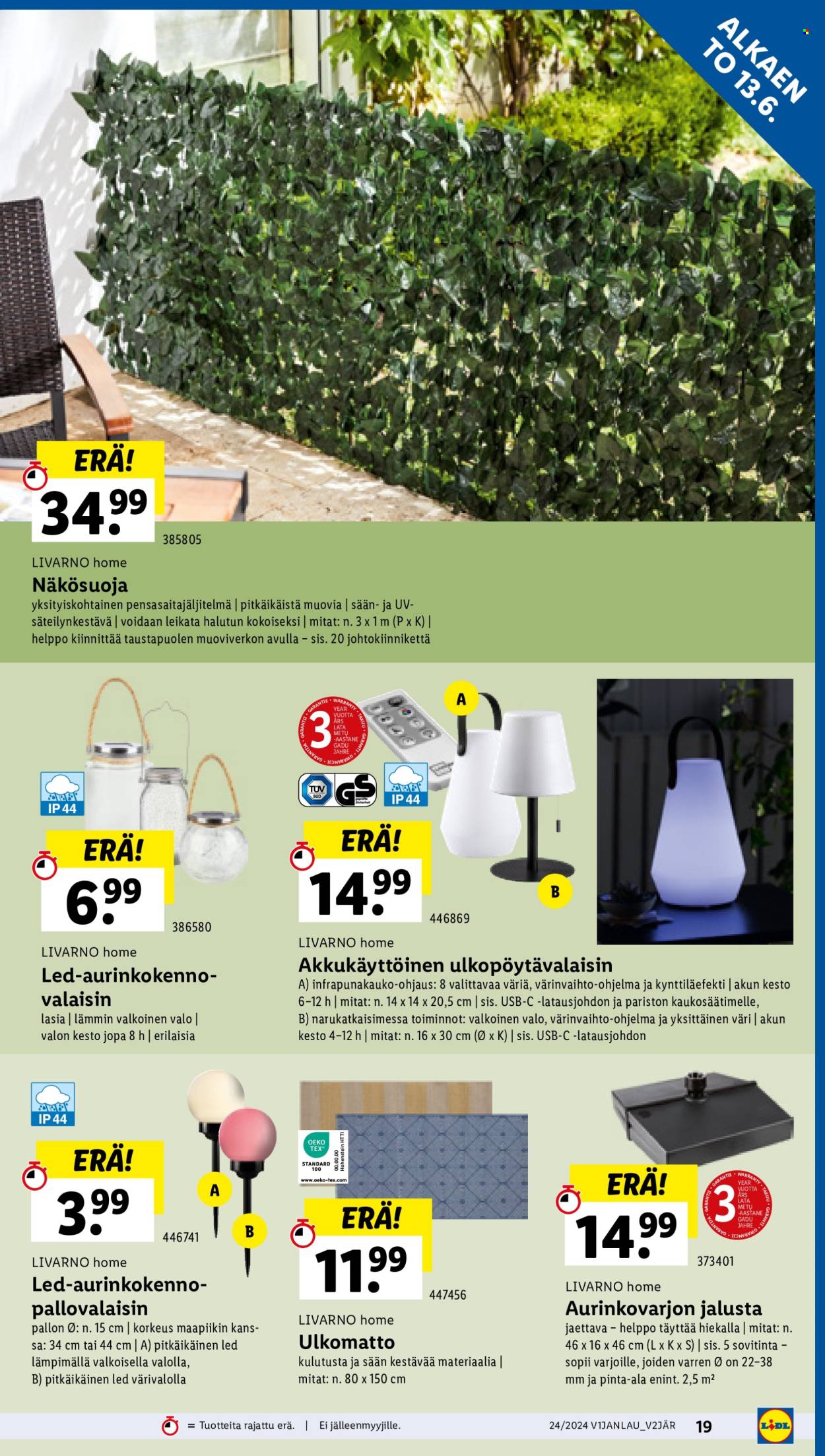 Lidl tarjoukset - 13.06.2024 - 18.06.2024. Sivu 21