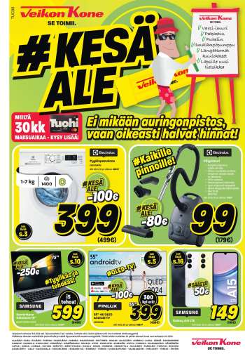 Veikon Kone tarjoukset  - 10.06.2024 - 16.06.2024.
