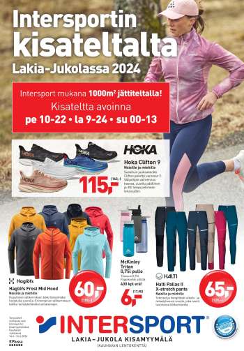 Intersport tarjoukset  - 14.06.2024 - 16.06.2024.