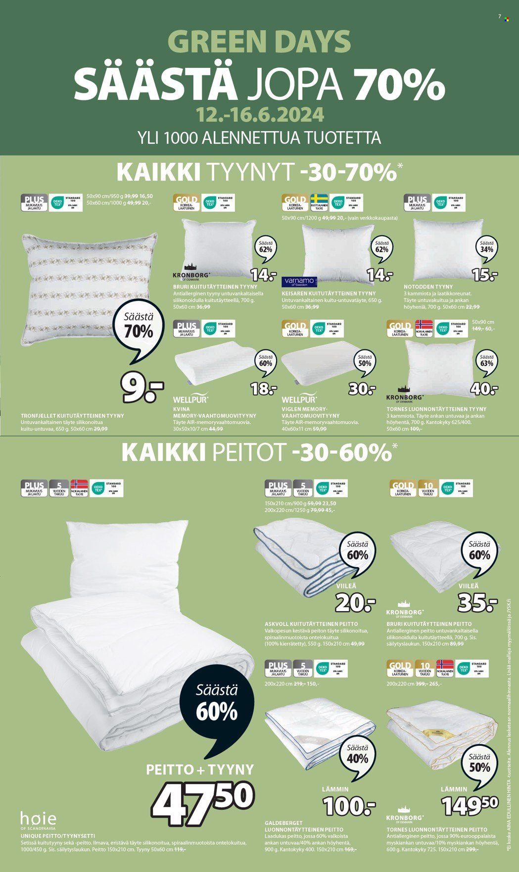 JYSK tarjoukset - 12.06.2024 - 16.06.2024. Sivu 8