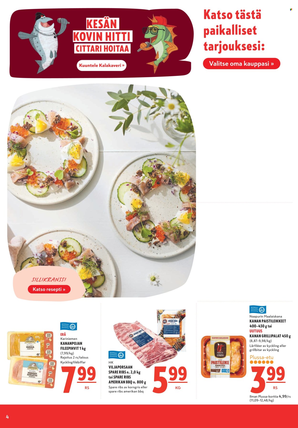 K-citymarket tarjoukset - 17.06.2024 - 23.06.2024. Sivu 4
