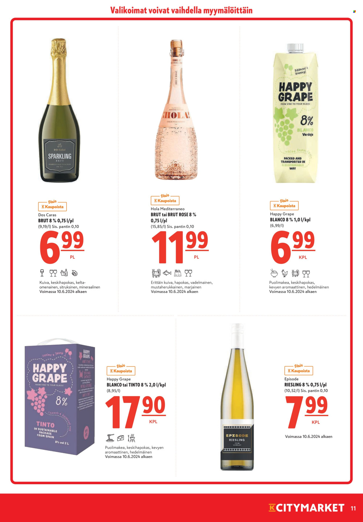 K-citymarket tarjoukset - 17.06.2024 - 23.06.2024. Sivu 11
