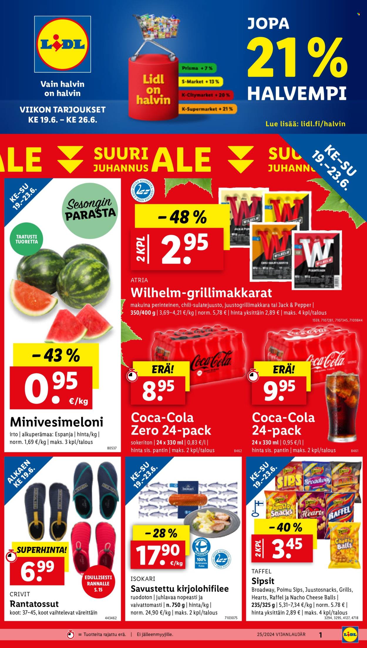 Lidl tarjoukset - 19.06.2024 - 26.06.2024. Sivu 1