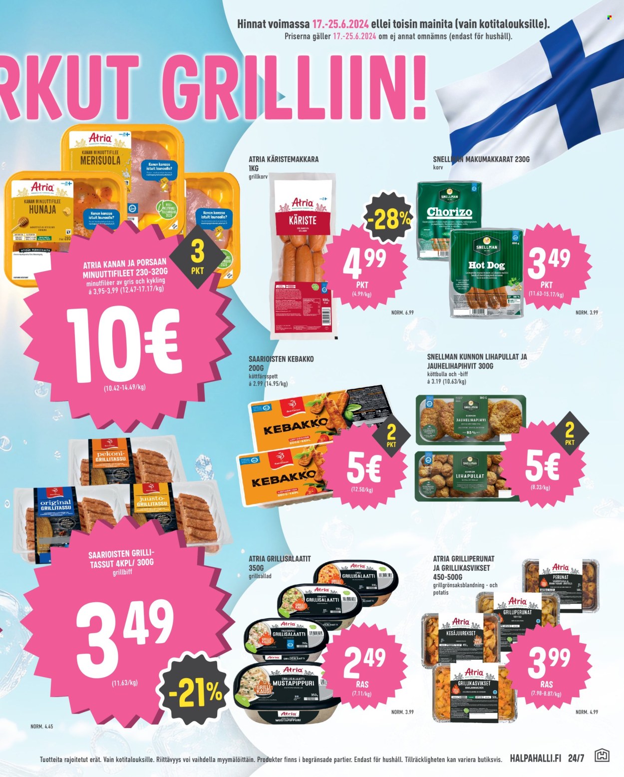 HalpaHalli tarjoukset - 17.06.2024 - 25.06.2024. Sivu 3