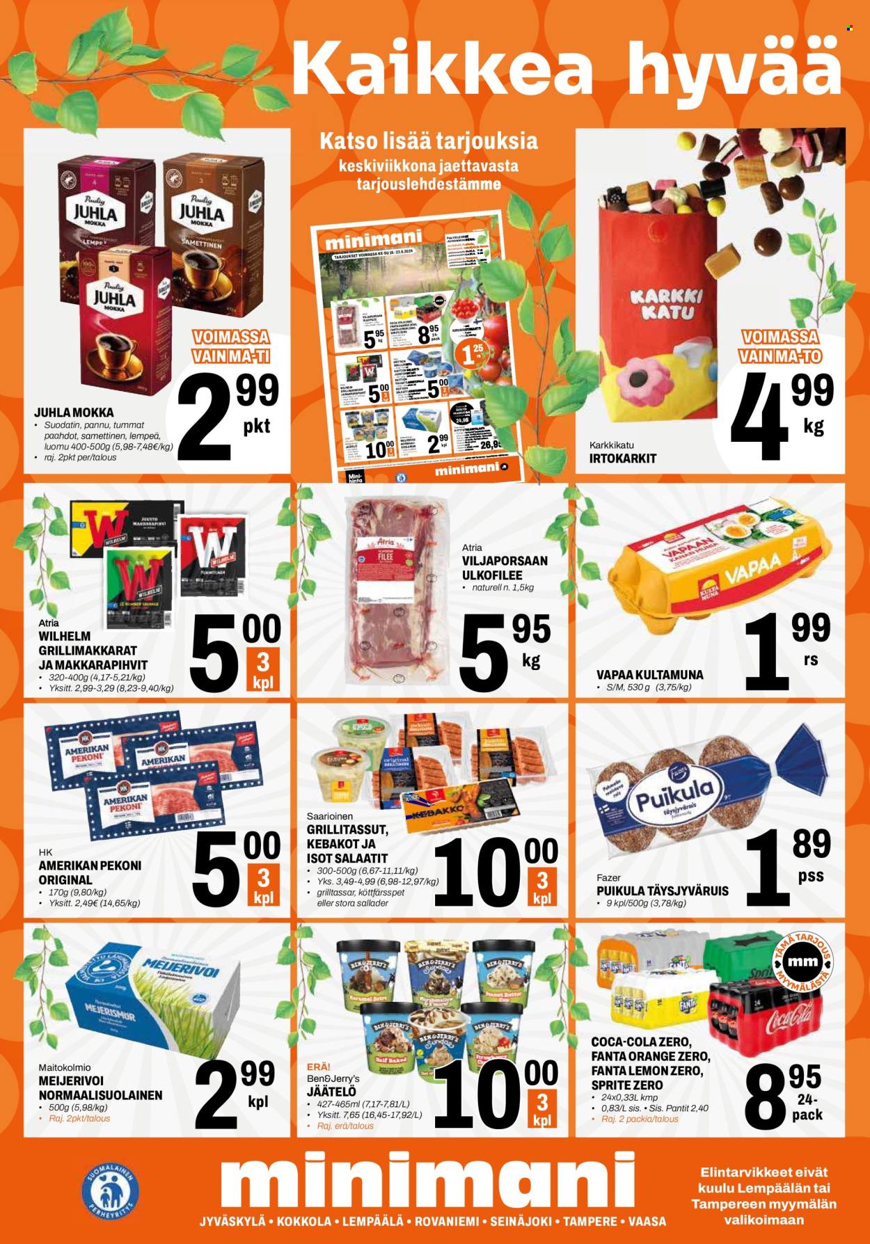 Minimani tarjoukset. Sivu 1