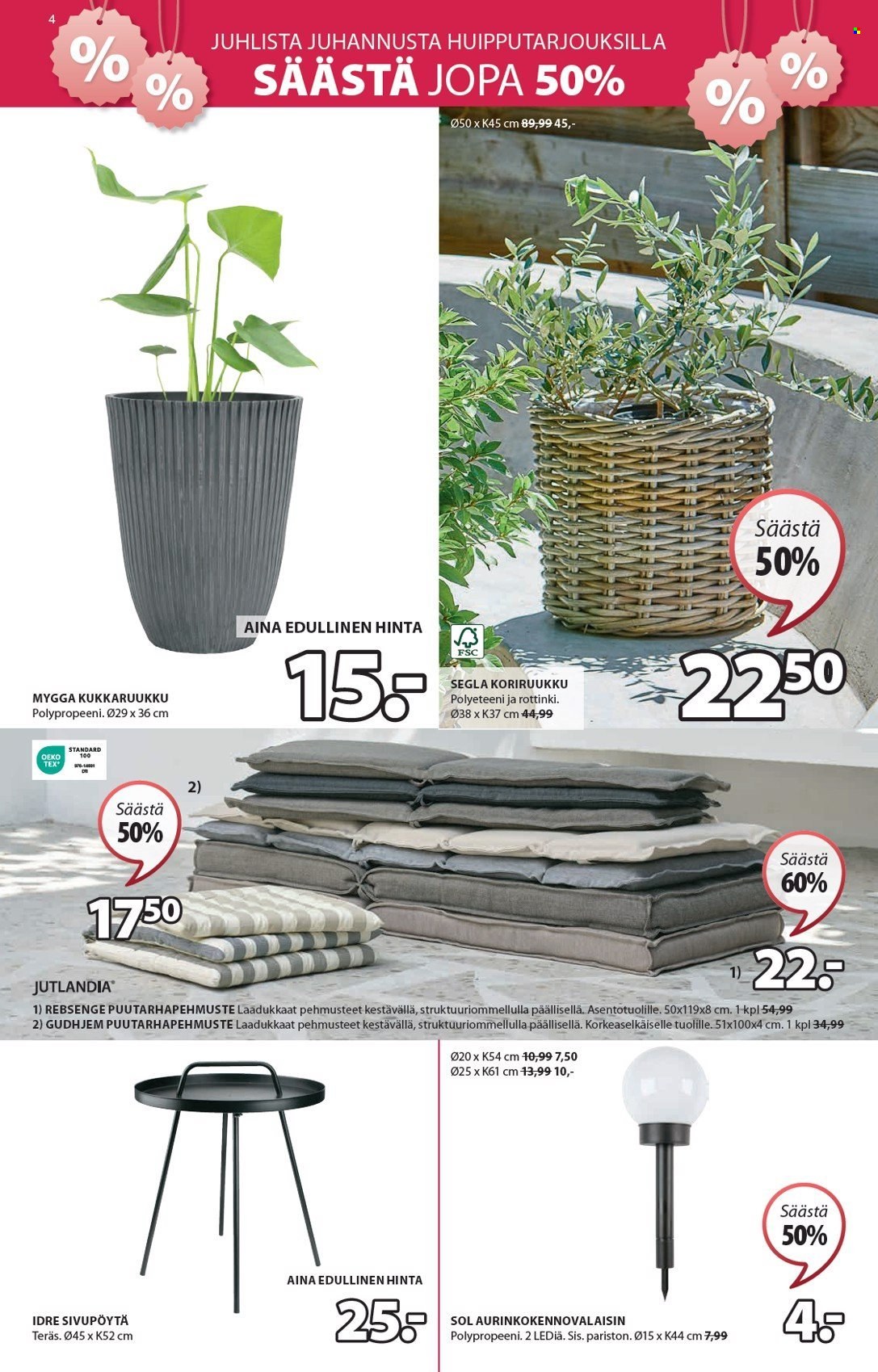 JYSK tarjoukset - 17.06.2024 - 21.07.2024. Sivu 5