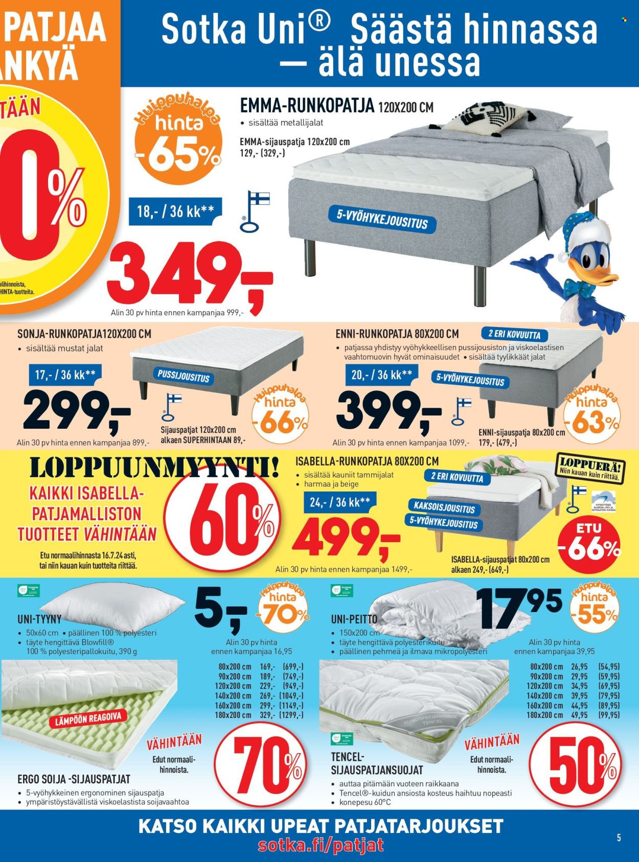 Sotka tarjoukset. Sivu 5