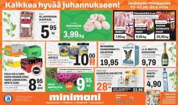 Minimani tarjoukset  - 20.06.2024 - 23.06.2024.