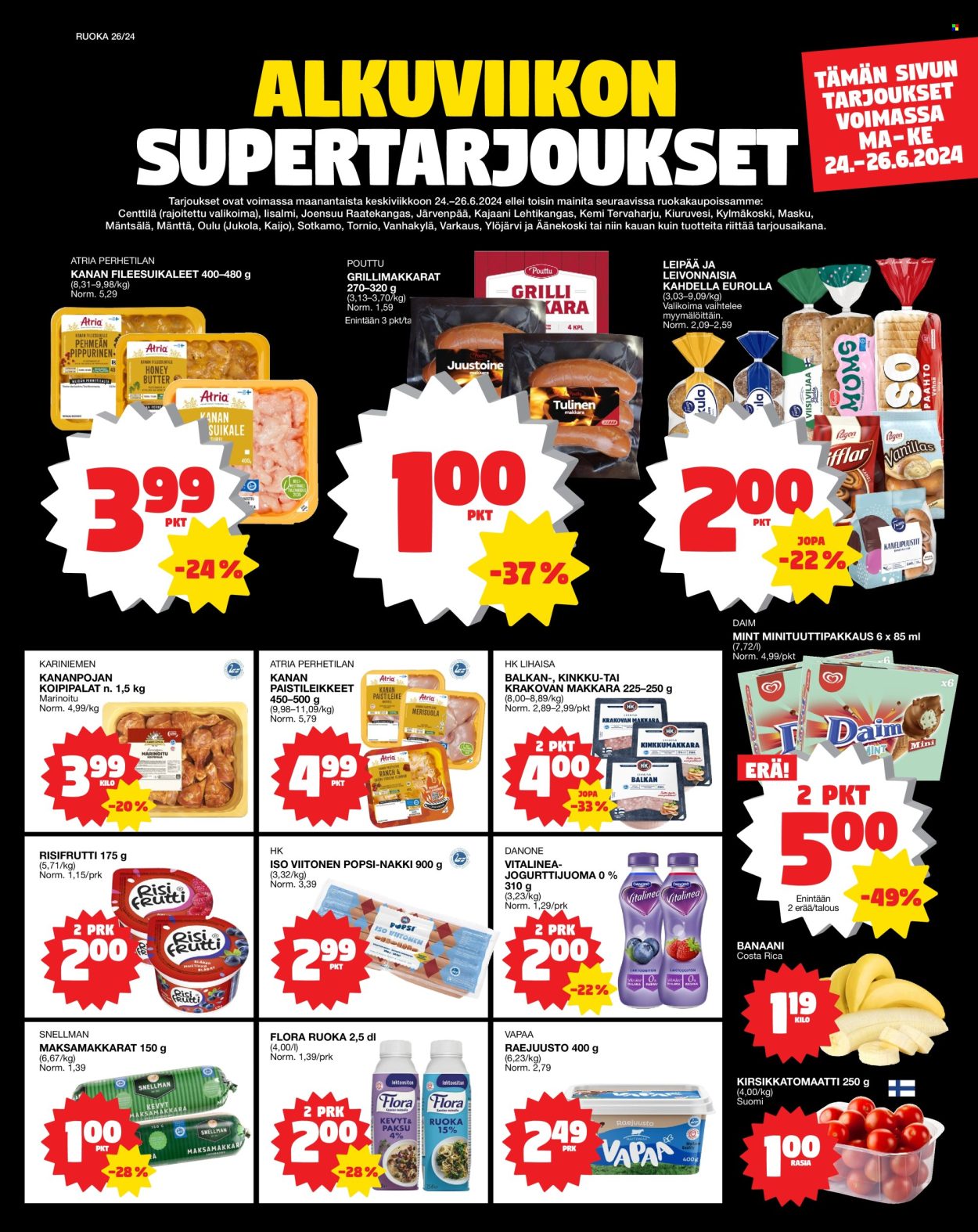 Tokmanni tarjoukset - 24.06.2024 - 26.06.2024. Sivu 1