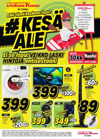 Veikon Kone tarjoukset  - 23.06.2024 - 30.06.2024.
