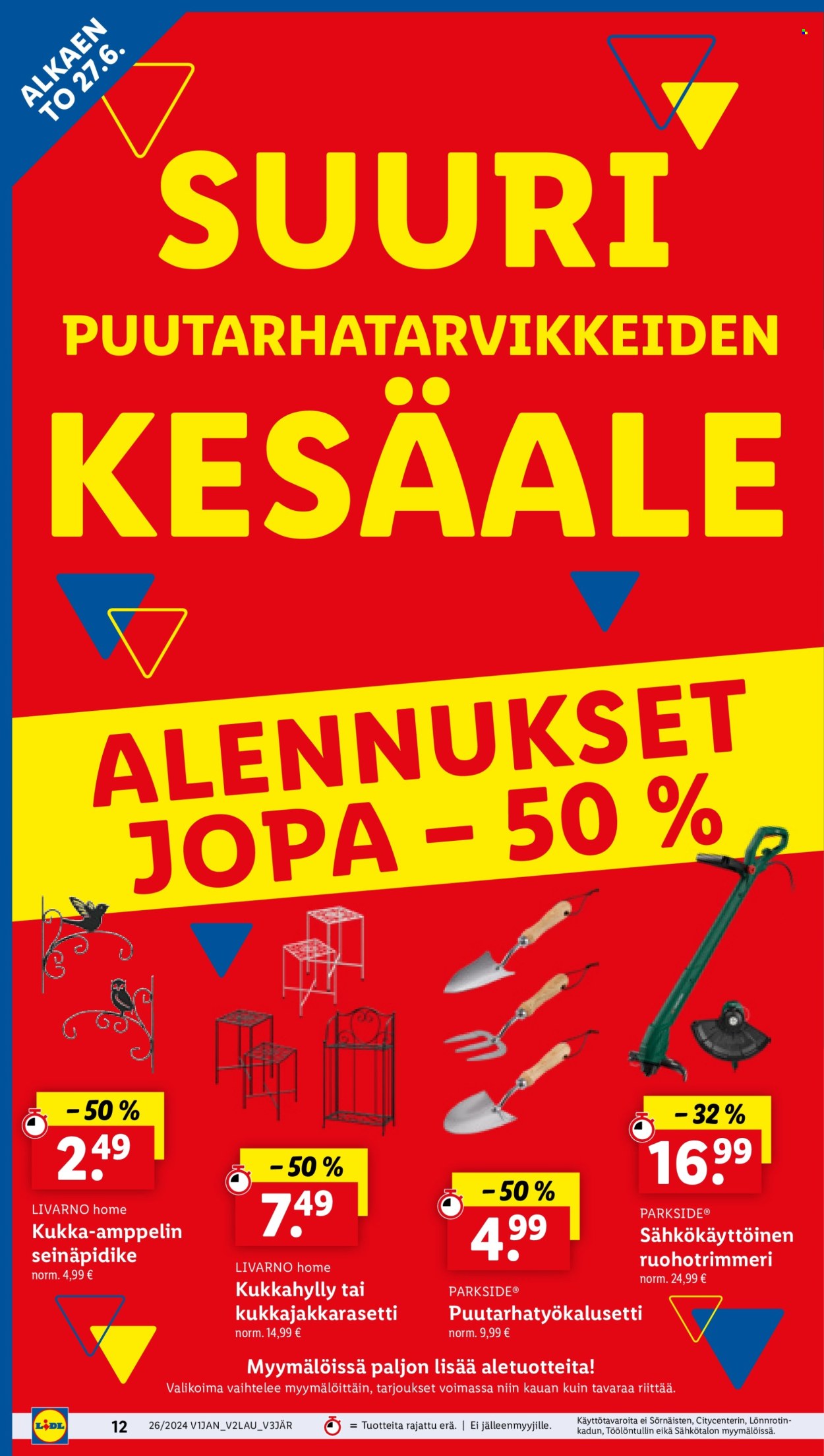 Lidl tarjoukset - 27.06.2024 - 03.07.2024. Sivu 14