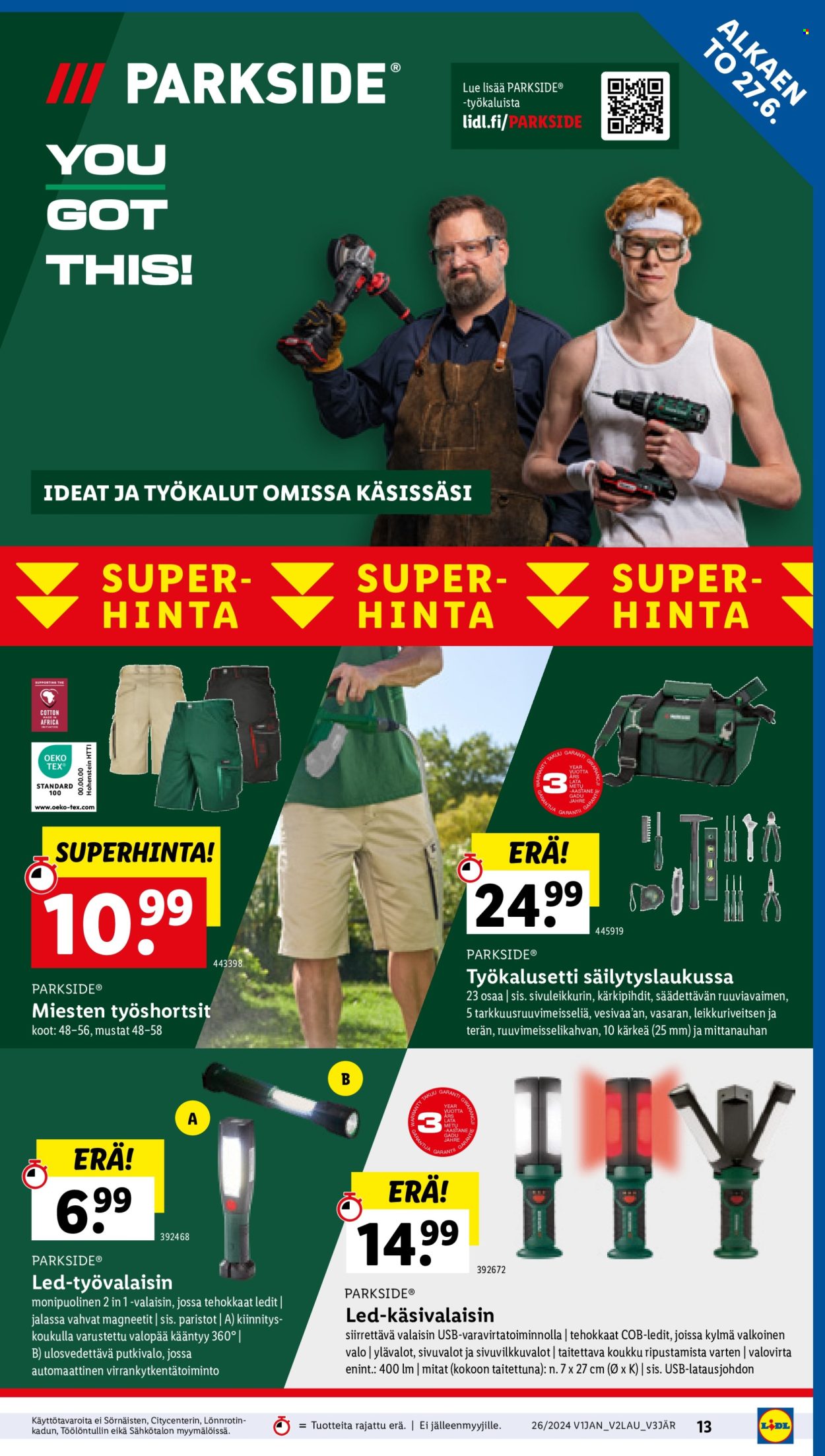 Lidl tarjoukset - 27.06.2024 - 03.07.2024. Sivu 15