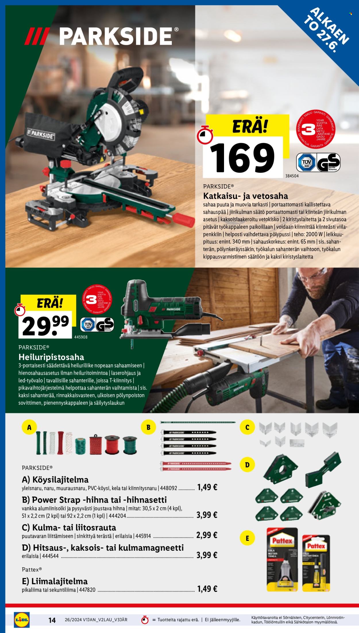 Lidl tarjoukset - 27.06.2024 - 03.07.2024. Sivu 16