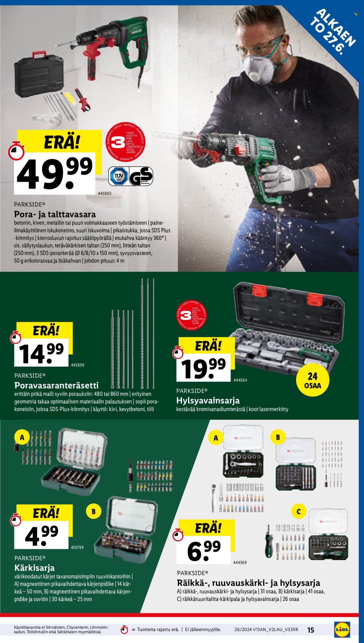 Lidl tarjoukset - 27.06.2024 - 03.07.2024. Sivu 17