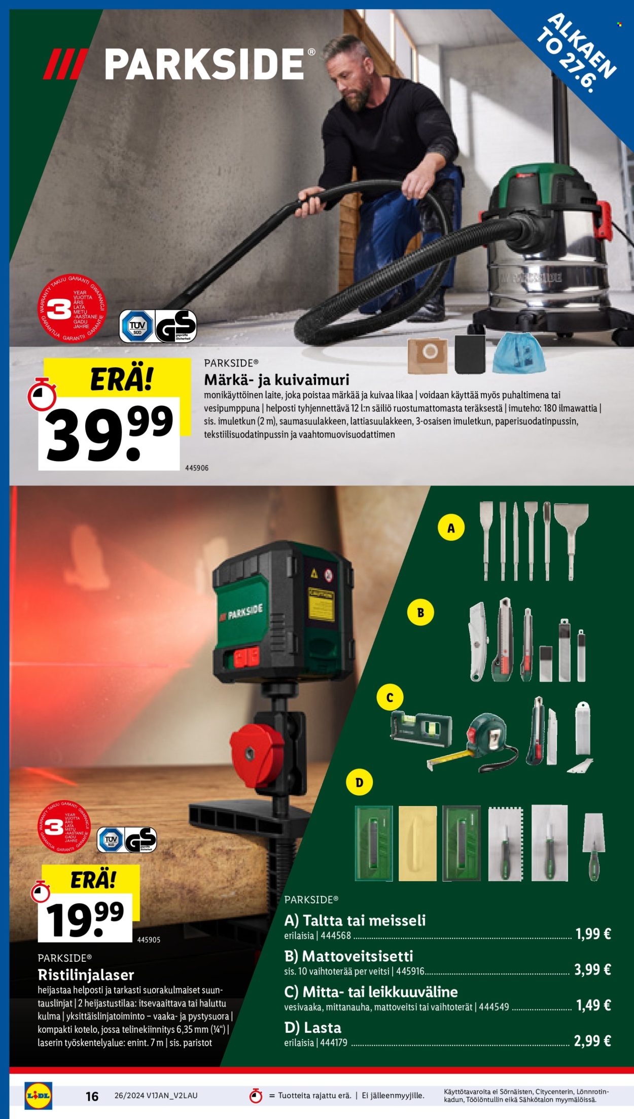 Lidl tarjoukset - 27.06.2024 - 03.07.2024. Sivu 18