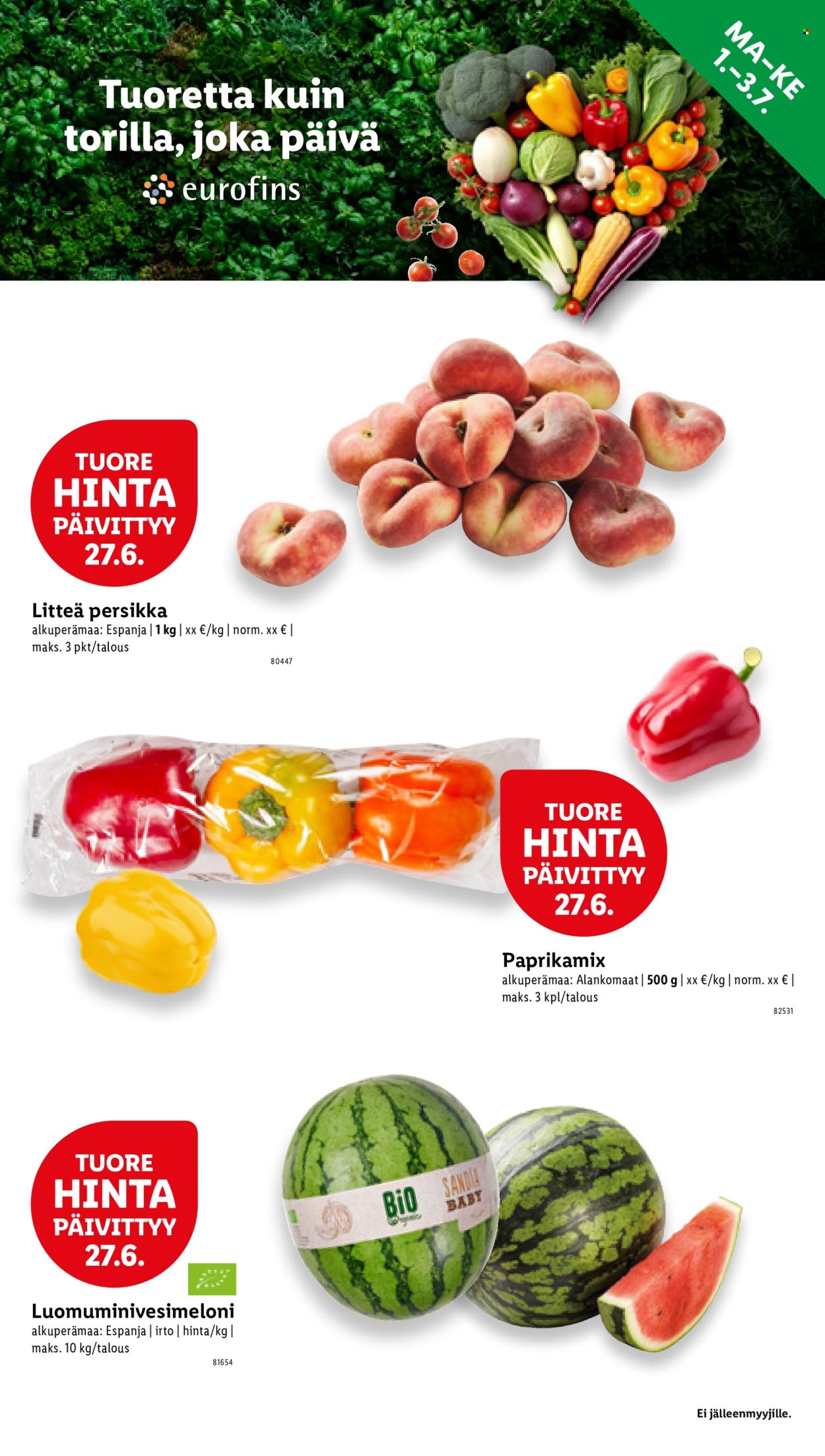 Lidl tarjoukset - 27.06.2024 - 03.07.2024. Sivu 23