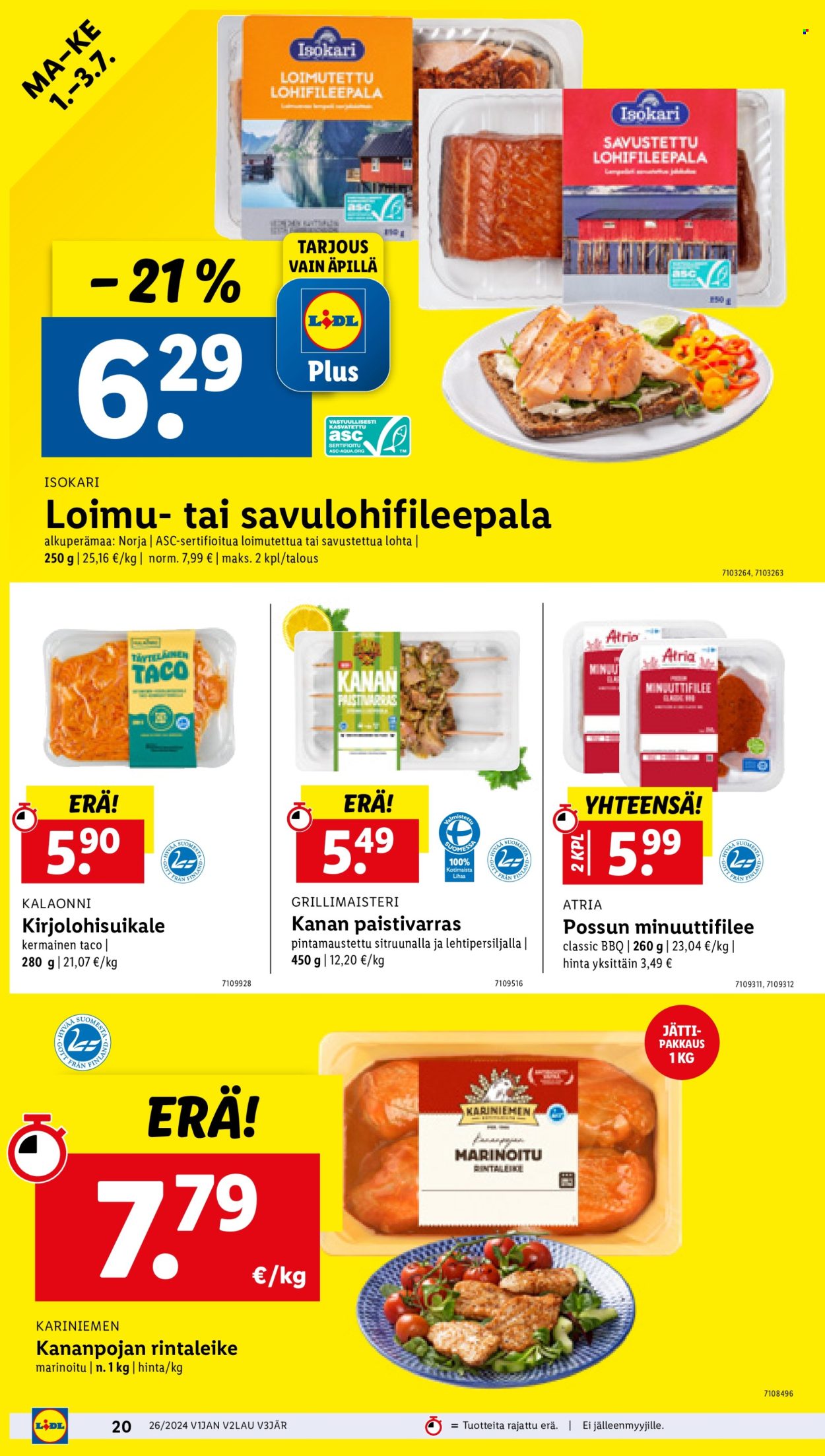 Lidl tarjoukset - 27.06.2024 - 03.07.2024. Sivu 24