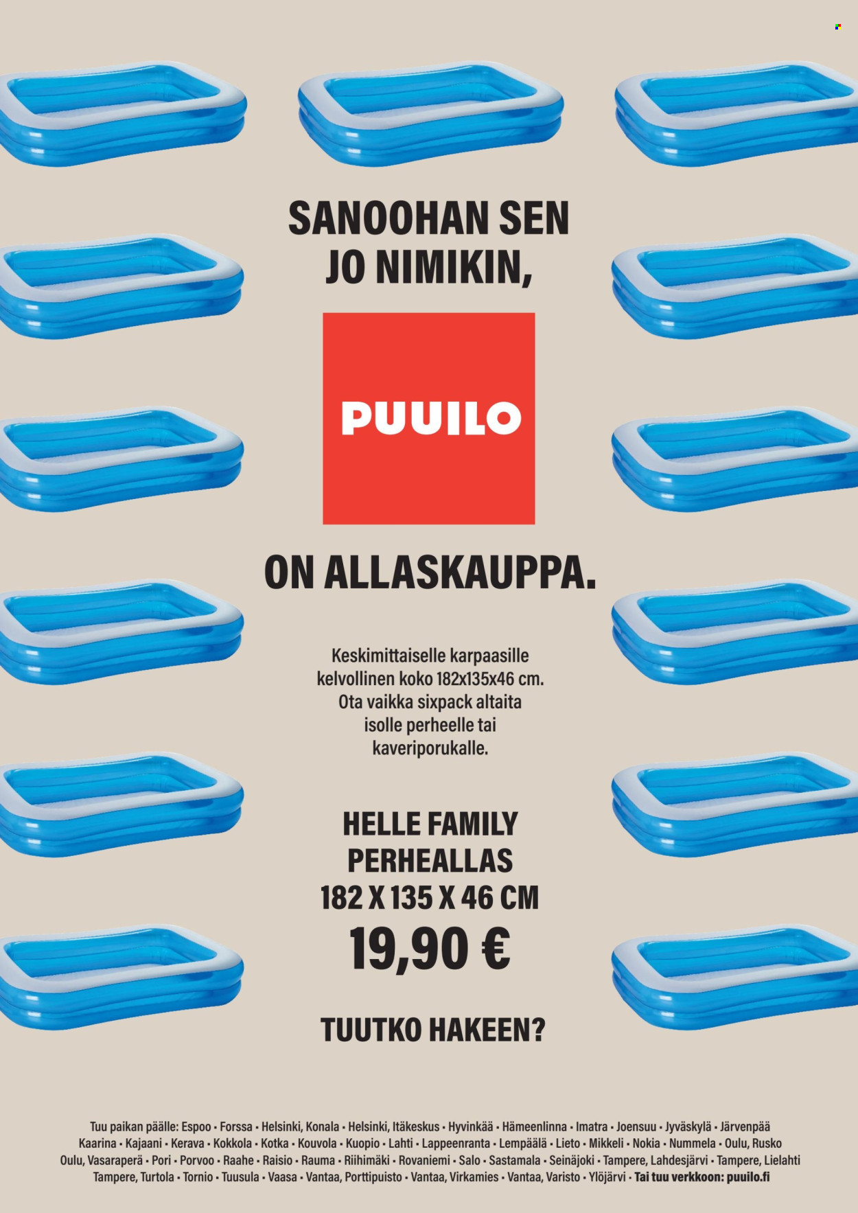 Puuilo tarjoukset. Sivu 1