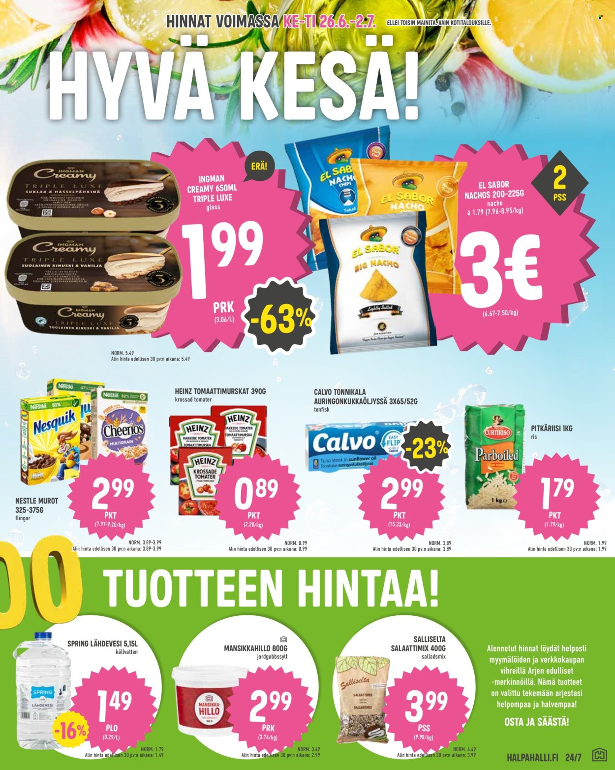 HalpaHalli tarjoukset - 26.06.2024 - 02.07.2024. Sivu 5