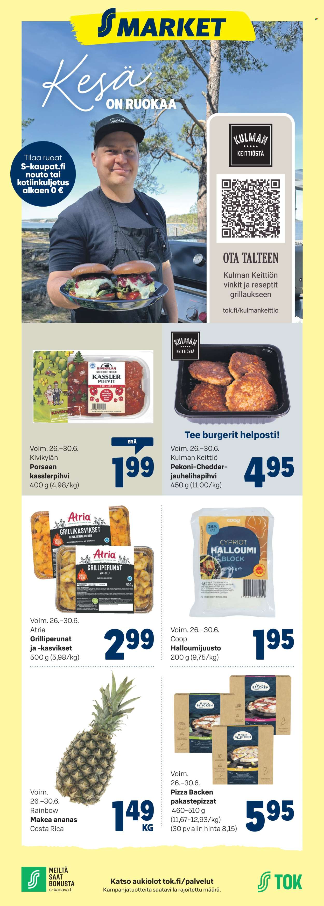 S-market tarjoukset - 26.06.2024 - 30.06.2024. Sivu 1
