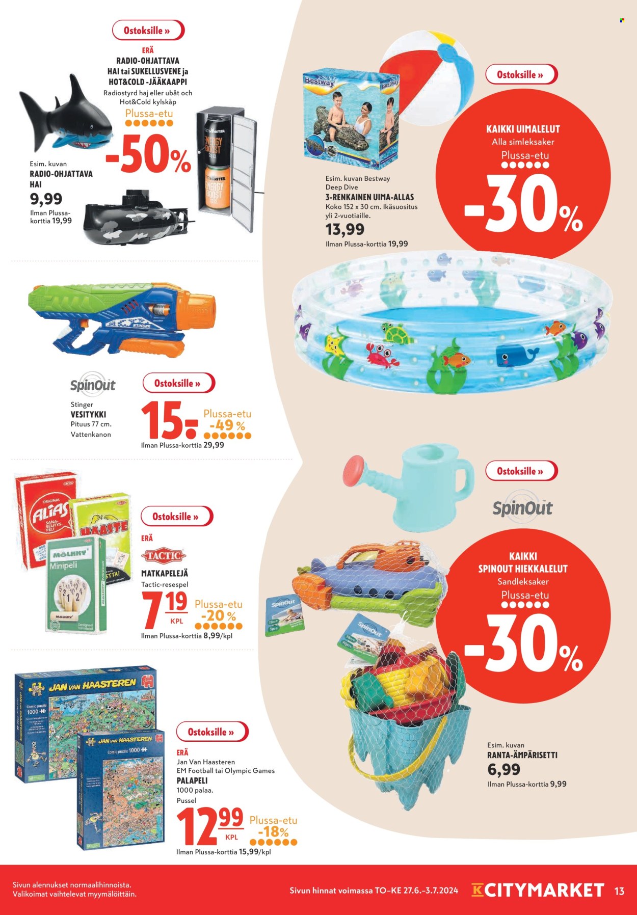 K-citymarket tarjoukset - 27.06.2024 - 03.07.2024. Sivu 13