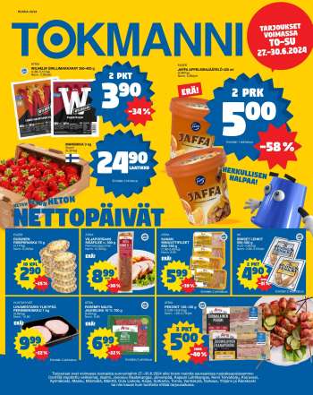 Tokmanni tarjoukset  - 27.06.2024 - 30.06.2024.