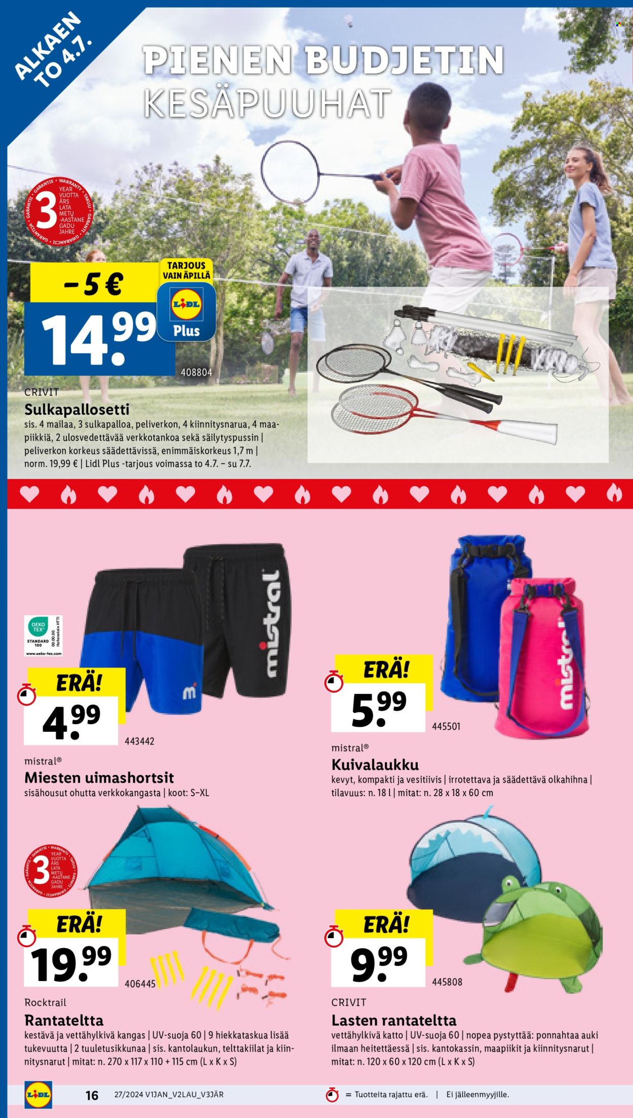 Lidl tarjoukset - 04.07.2024 - 10.07.2024. Sivu 18