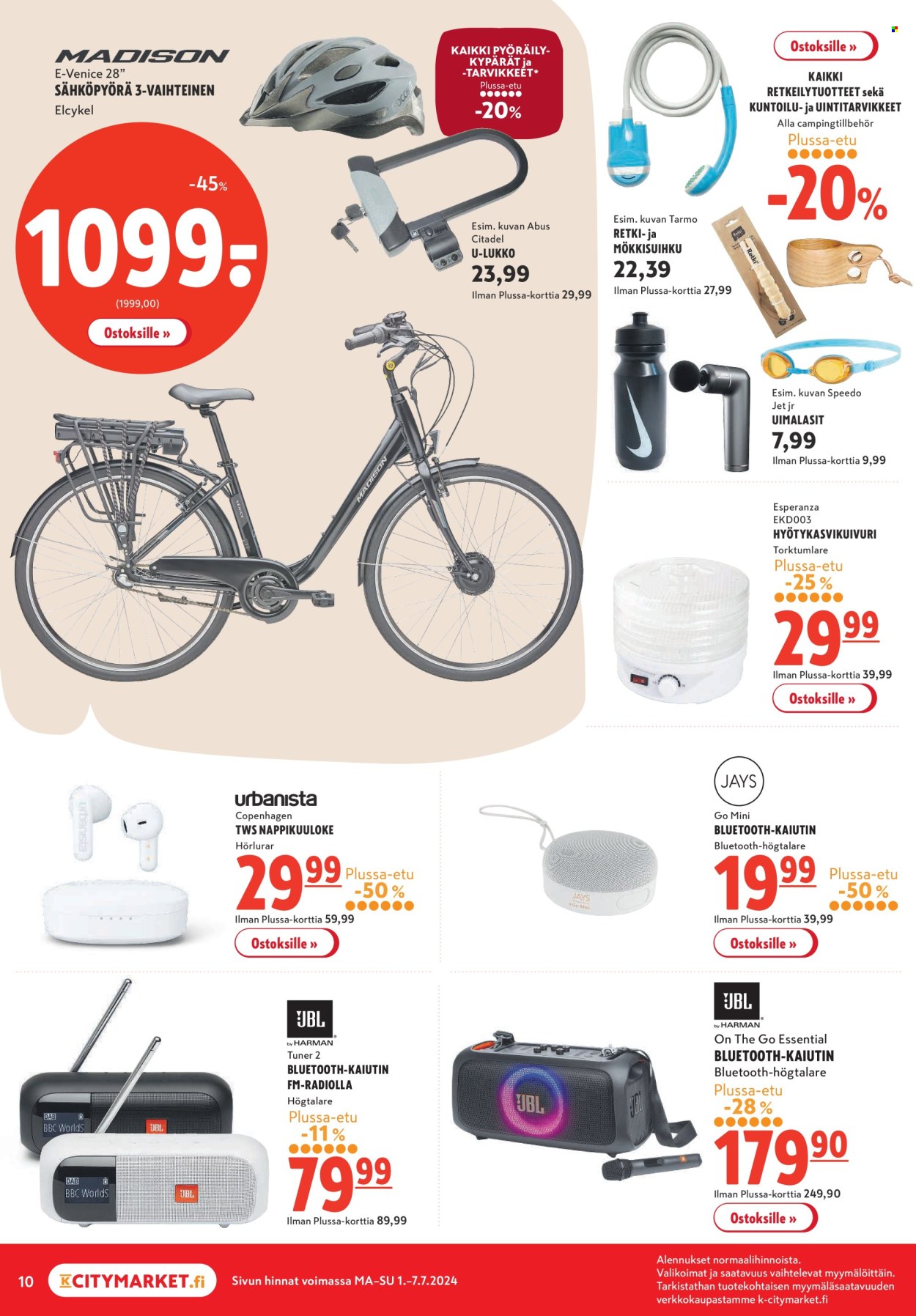 K-citymarket tarjoukset - 01.07.2024 - 07.07.2024. Sivu 10