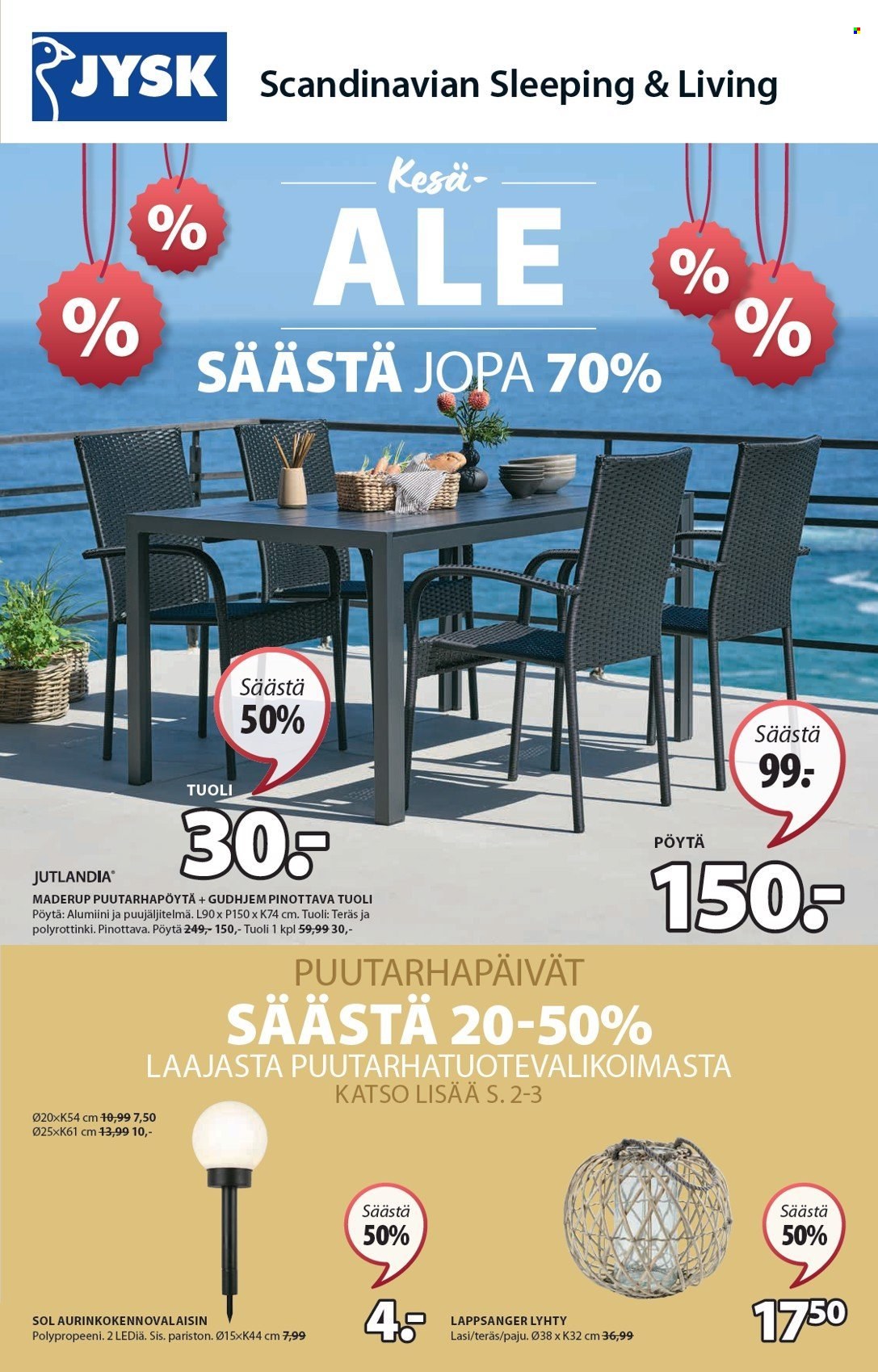 JYSK tarjoukset - 01.07.2024 - 21.07.2024. Sivu 2