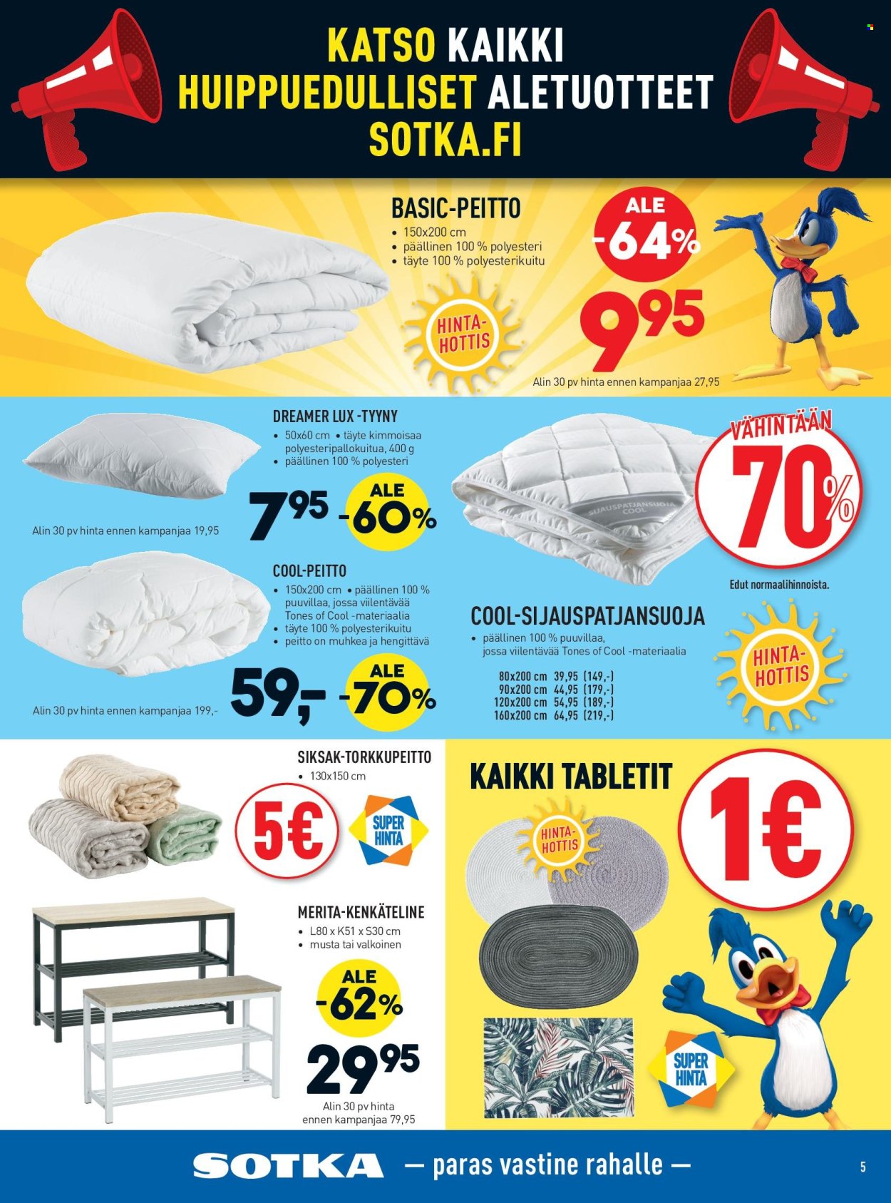 Sotka tarjoukset. Sivu 5
